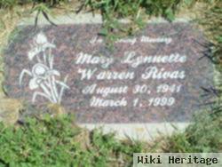 Mary Lynnette Warren Rivas