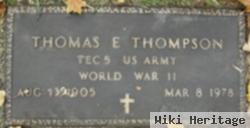 Thomas E Thompson