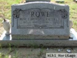 Rose E Brown Rowe