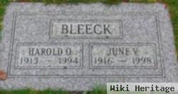 June V Bleeck