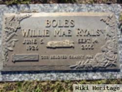 Willie Mae Ryals Boles