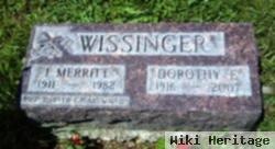 I Merritt Wissinger