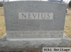 Martha M Nevius