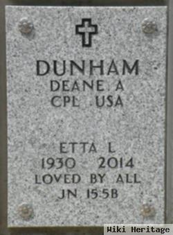 Deane Alan Dunham