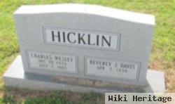 Charles Wesley Hicklin