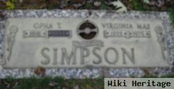 Opha T Simpson