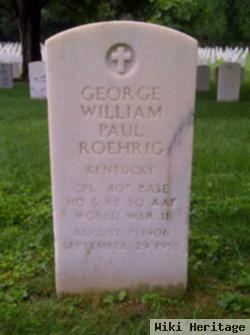 George William Paul Roehrig