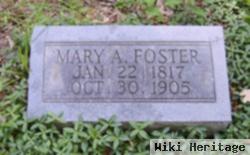 Mary A King Foster