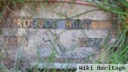 Roscoe E Hunt