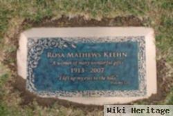 Rosa Agustas Mathews Keehn