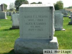 Alice K Landis Hersh