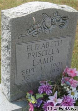 Elizabeth Priscilla "nan" Lamb