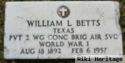 William L Betts