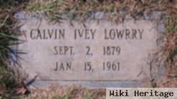 Calvin Ivey Lowery