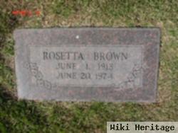 Rosetta Brown