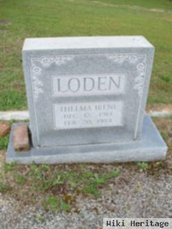 Thelma Irene Loden