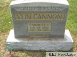 Earnest Franklin Vuncannon