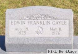 Edwin Franklin Gayle