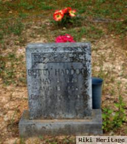 Mary Elizabeth "betty" Rhodes Haddock