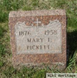 Mary I Pickett