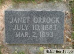 Janet "or Janett" Orrock