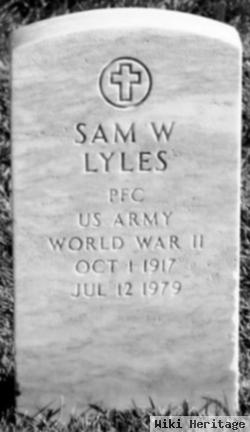 Sam W Lyles