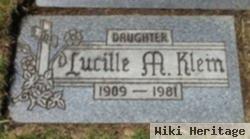 Lucille M. "lucy" Klein