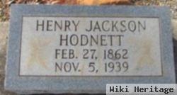 Henry Jackson "jack" Hodnett, Sr