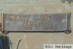 Mary Jane P Farrow