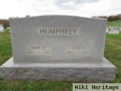 Whit D Humphrey