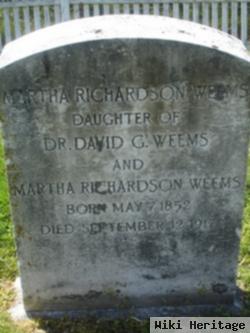 Martha Richardson Weems