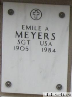 Sergeant Emile A Meyers