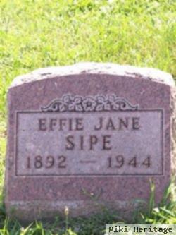 Effie Jane Kelly Sipe