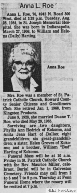 Anna L. Roe