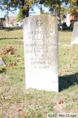 Sgt Ambrose R Williams