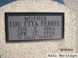 Lou Etta Crump Ferrel