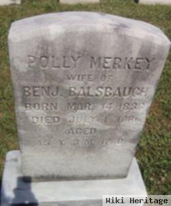 Mary "polly" Merkey Balsbaugh