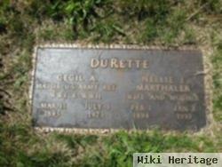 Cecil A Durette