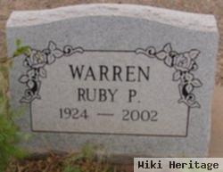 Ruby P Warren