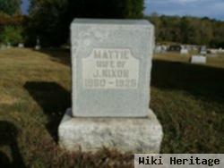 Martha "mattie" Kirkpatrick Nixon