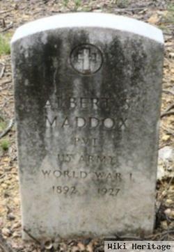 Pvt Albert S. Maddox