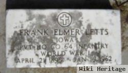 Frank Elmer Letts