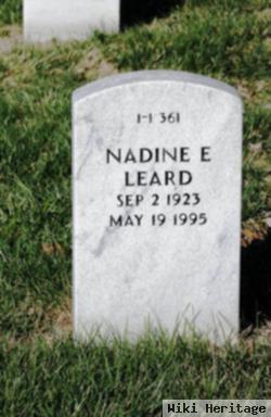 Nadine E Leard