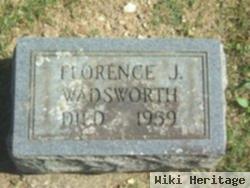 Florence J. Wadsworth