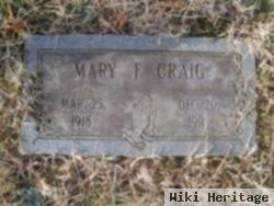 Mary F Craig