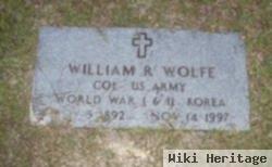 Col William Roy Wolfe