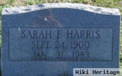 Sarah F. Harris