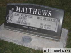 Hal Reynolds Matthews