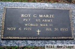 Pvt Roy Gaston Marze