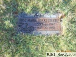 Rose Marie "rosie" Huckleberry